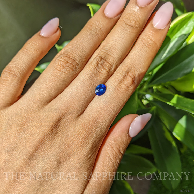 1.22 Ct. Blue Sapphire from Ceylon (Sri Lanka)