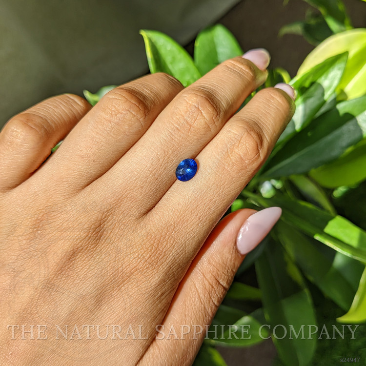 1.22 Ct. Blue Sapphire from Ceylon (Sri Lanka)