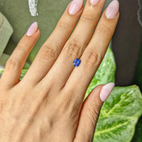 1.04 Ct. Blue Sapphire from Ceylon (Sri Lanka) Life Style