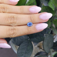 1.20 Ct. Blue Sapphire from Ceylon (Sri Lanka) Life Style