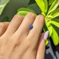 1.07 Ct. Blue Sapphire from Ceylon (Sri Lanka) Life Style