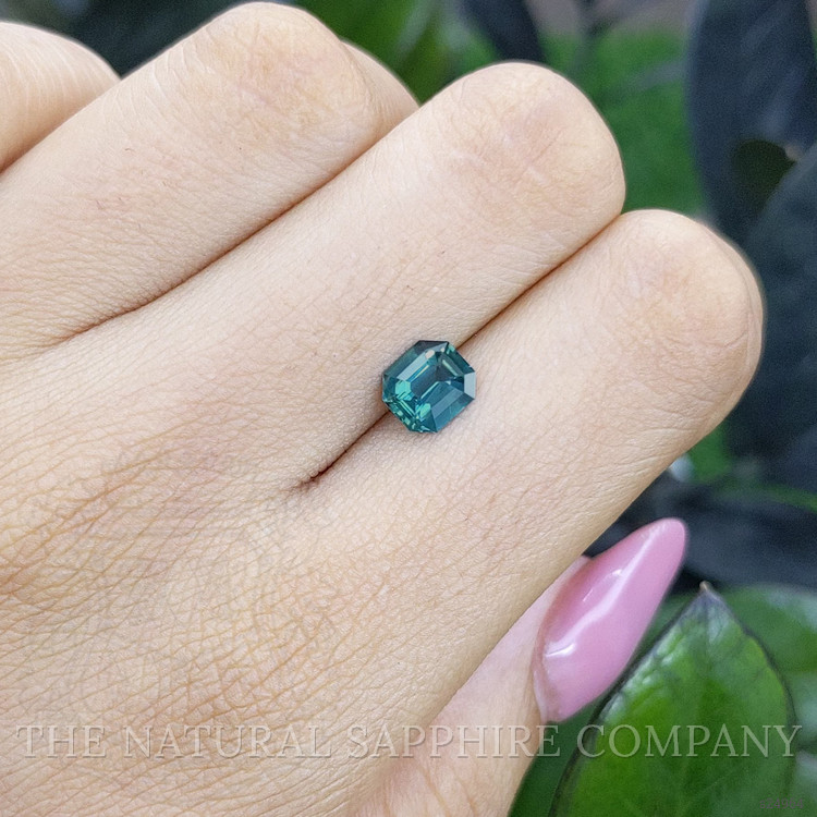 1.37 Ct. Bluish Green Sapphire from Madagascar