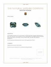 3.02 Ct. Sapphire from Madagascar Appraisal