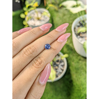 1.11 Ct. Blue Sapphire from Ceylon (Sri Lanka) Life Style
