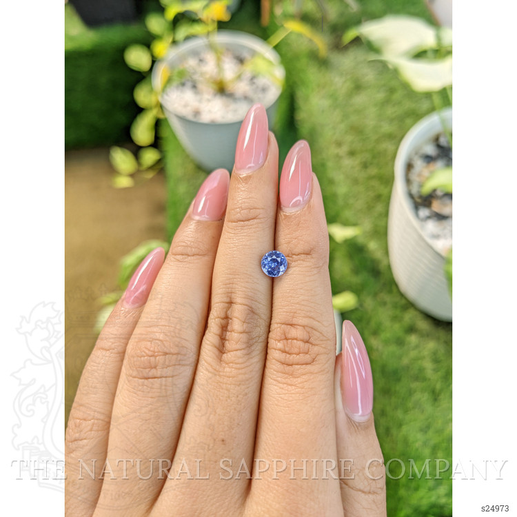 1.11 Ct. Blue Sapphire from Ceylon (Sri Lanka)