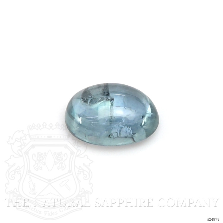 0.80 Ct. Greenish Blue Cabochon Sapphire from Montana