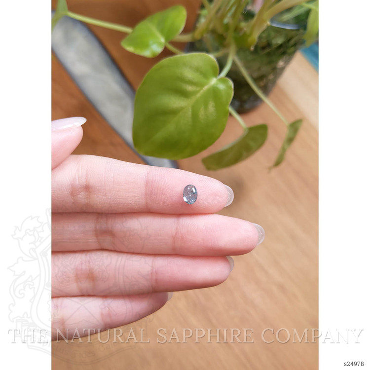 0.80 Ct. Greenish Blue Cabochon Sapphire from Montana