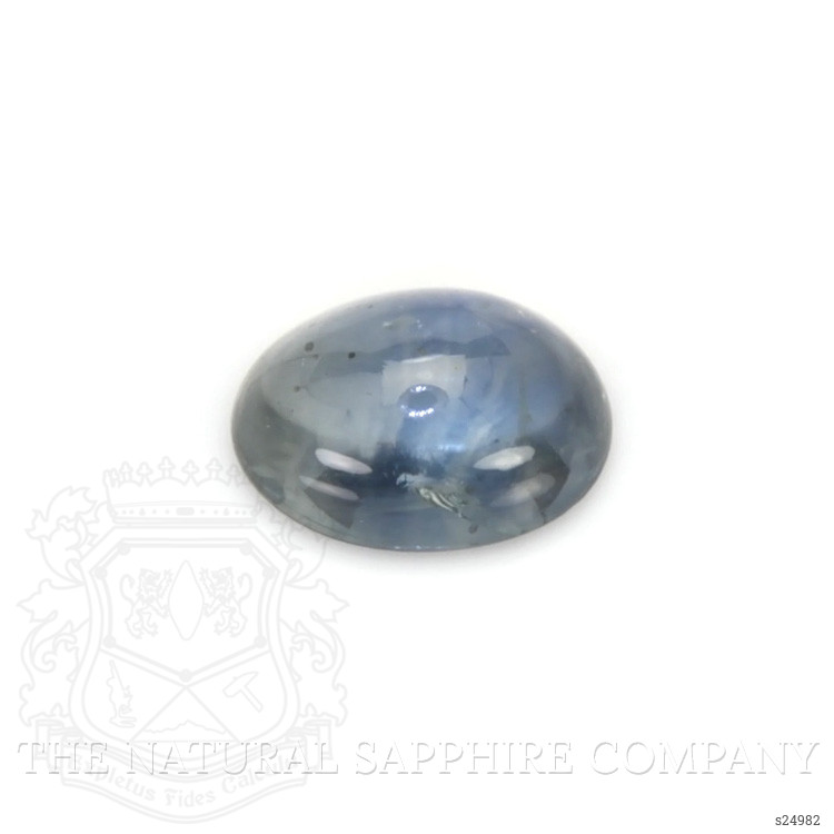 0.99 Ct. Greyish Blue Cabochon Sapphire from Montana