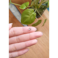 0.73 Ct. Bluish Green Cabochon Sapphire from Montana Life Style