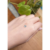 0.79 Ct. Greenish Blue Cabochon Sapphire from Montana Life Style