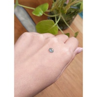 0.74 Ct. Greenish Blue Cabochon Sapphire from Montana Life Style