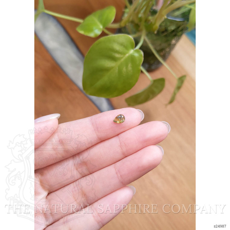 0.78 Ct. Bi Color Cabochon Sapphire from Montana