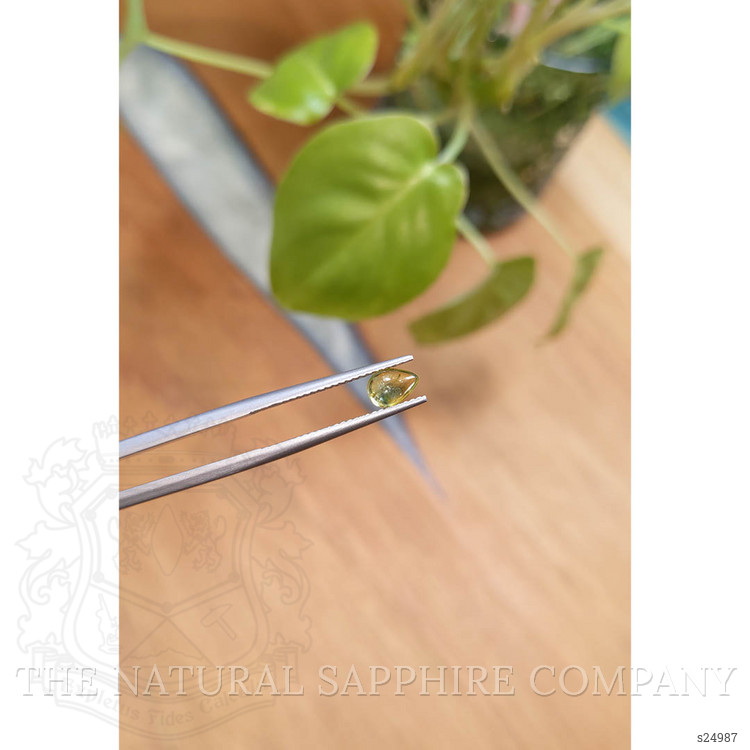 0.78 Ct. Bi Color Cabochon Sapphire from Montana