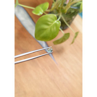 0.84 Ct. Bluish Green Cabochon Sapphire from Montana Life Style