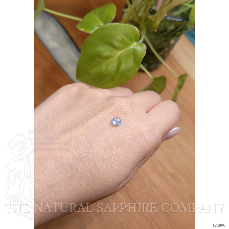 0.89 Ct. Blue Cabochon Sapphire from Montana