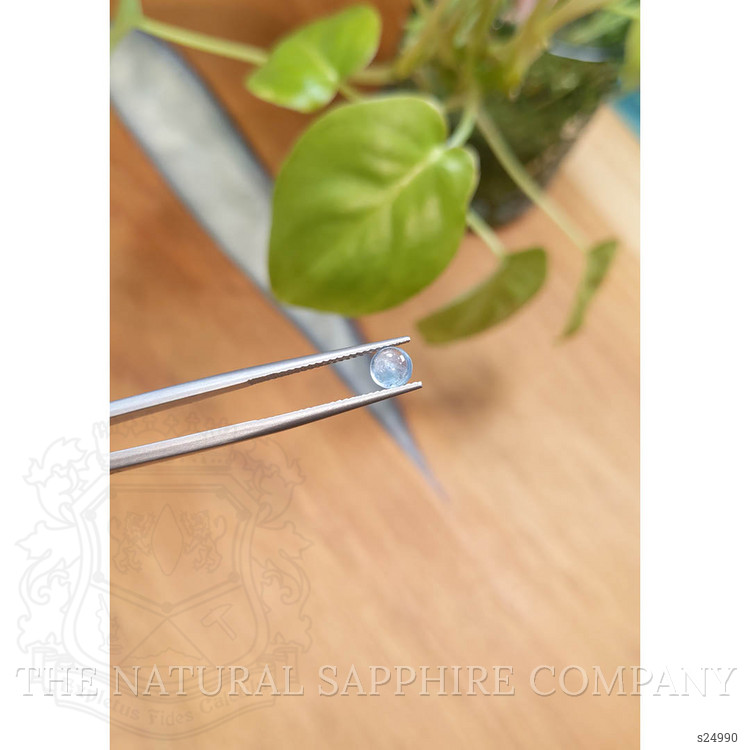 0.89 Ct. Blue Cabochon Sapphire from Montana