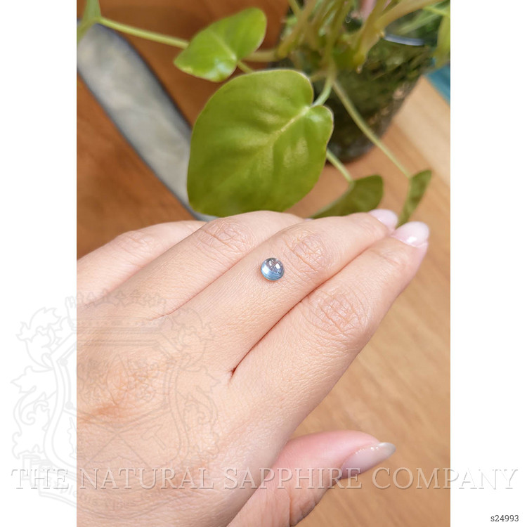 0.97 Ct. Blue Cabochon Sapphire from Montana