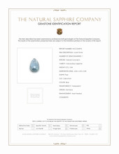 0.84 Ct. Blue Cabochon Sapphire from Montana Scan Report