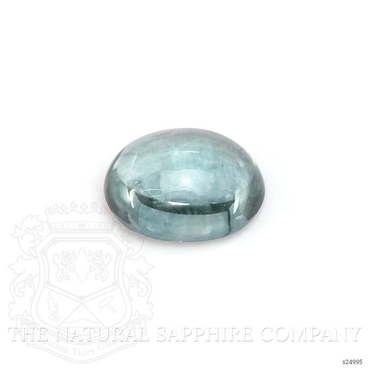0.52 Ct. Greenish Blue Cabochon Sapphire from Montana