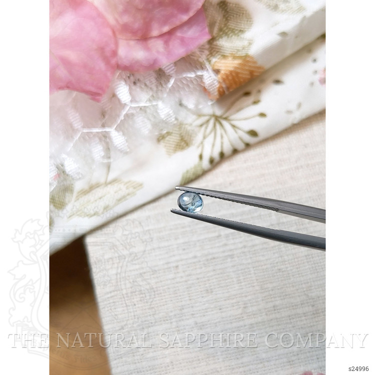0.55 Ct. Blue Cabochon Sapphire from Montana