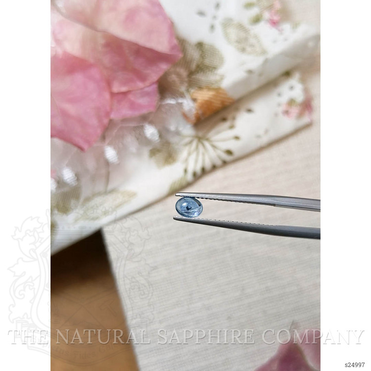 0.57 Ct. Blue Cabochon Sapphire from Montana