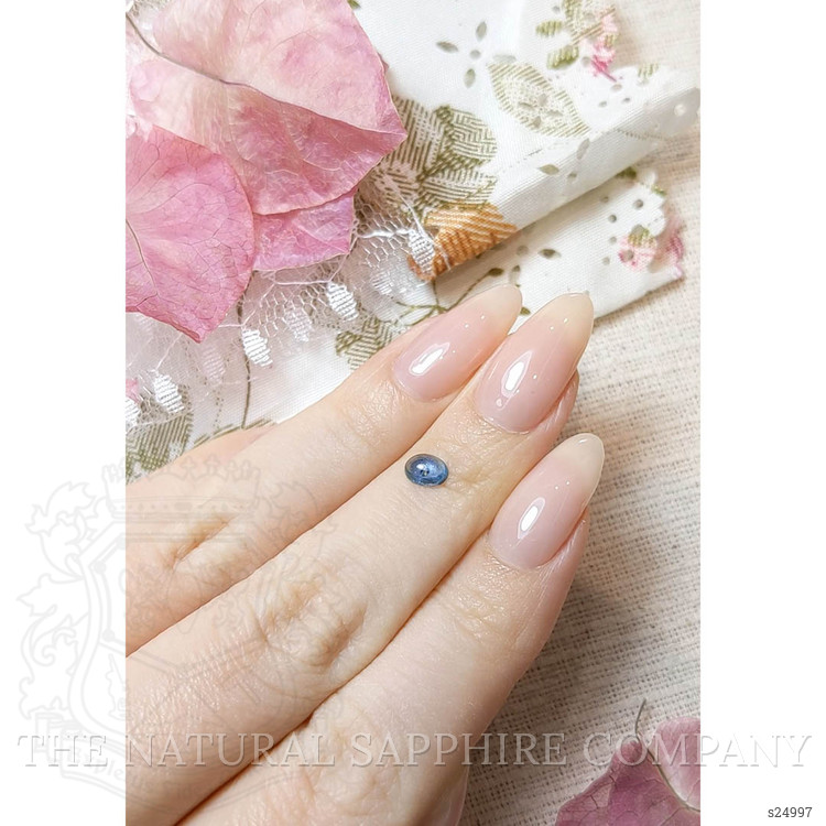 0.57 Ct. Blue Cabochon Sapphire from Montana