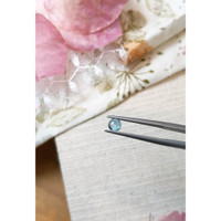 0.59 Ct. Bluish Green Cabochon Sapphire from Montana Life Style