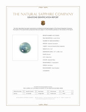 0.67 Ct. Greenish Blue Cabochon Sapphire from Montana Scan Report