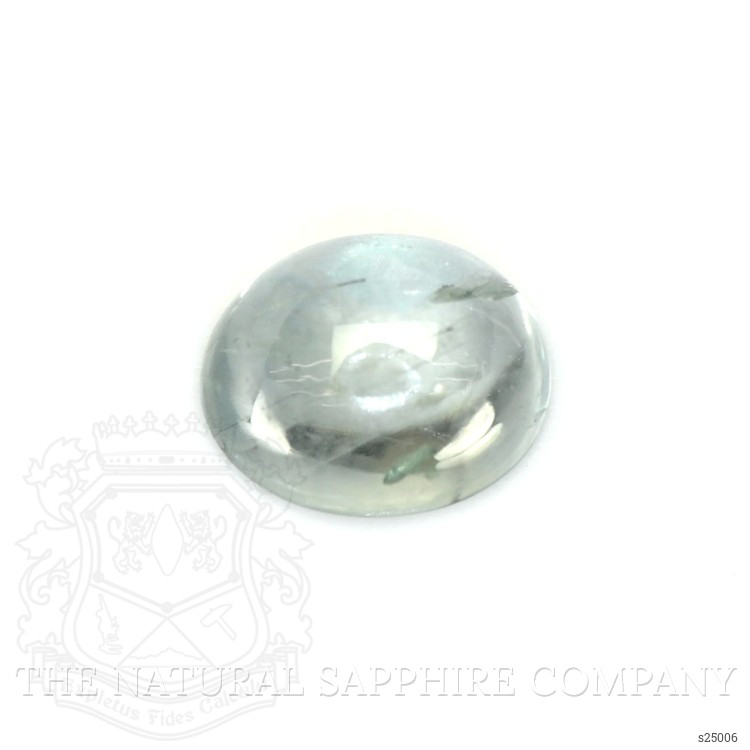 0.71 Ct. Bluish Green Cabochon Sapphire from Montana