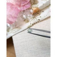 0.71 Ct. Bluish Green Cabochon Sapphire from Montana Life Style