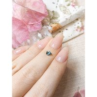 0.38 Ct. Bluish Green Sapphire from Montana Life Style