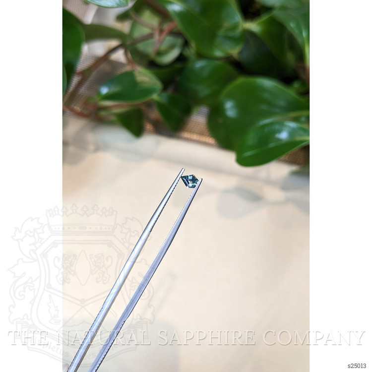 0.38 Ct. Bluish Green Sapphire from Montana