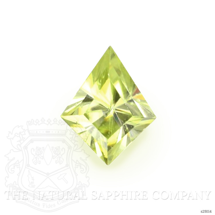 0.41 Ct. Yellowish Green Sapphire from Montana