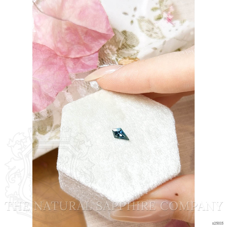 0.42 Ct. Bluish Green Sapphire from Montana