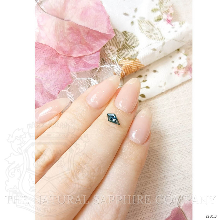 0.42 Ct. Bluish Green Sapphire from Montana