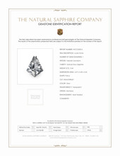 0.44 Ct. Grey Sapphire from Montana Scan Report