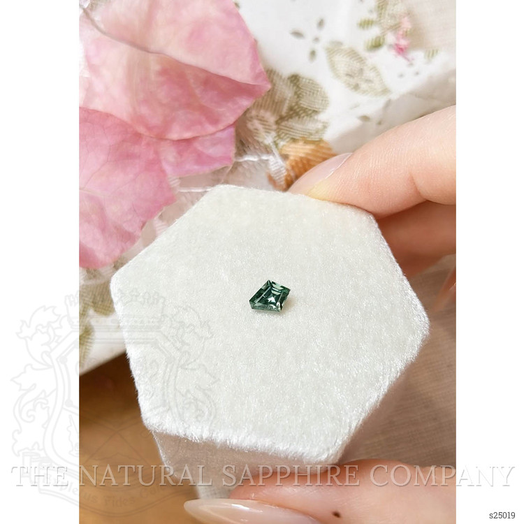 0.54 Ct. Green Sapphire from Montana