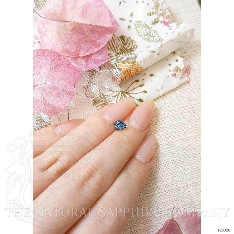0.77 Ct. Blue Sapphire from Montana