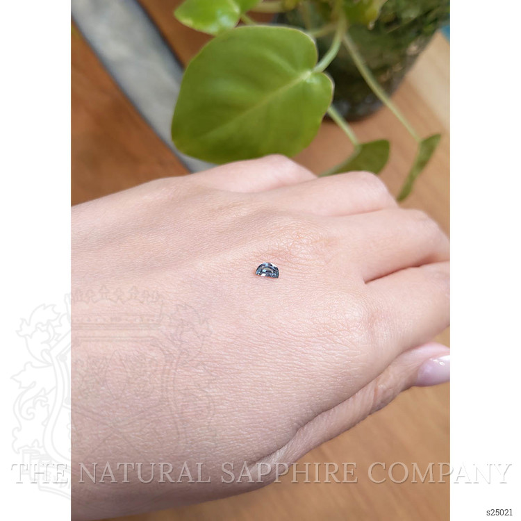 0.32 Ct. Greenish Blue Sapphire from Montana