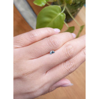 0.32 Ct. Greenish Blue Sapphire from Montana Life Style