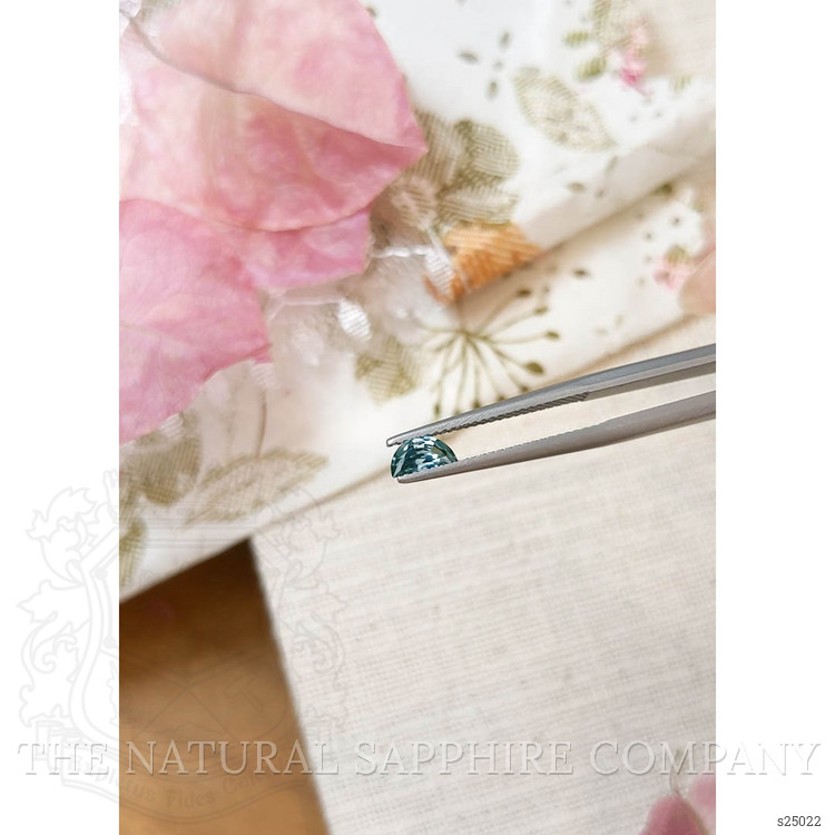 0.41 Ct. Bluish Green Sapphire from Montana