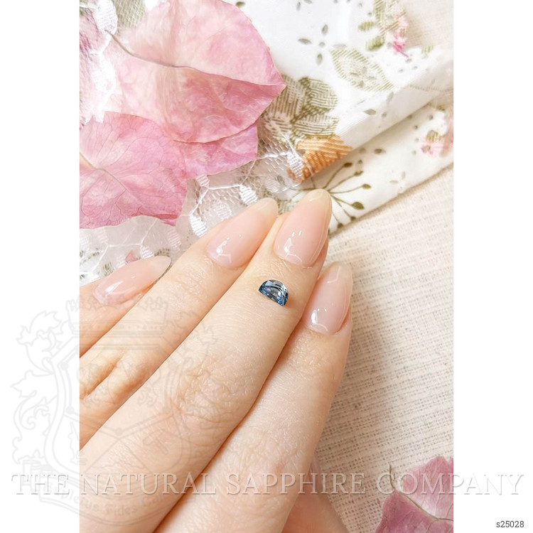 0.57 Ct. Blue Sapphire from Montana