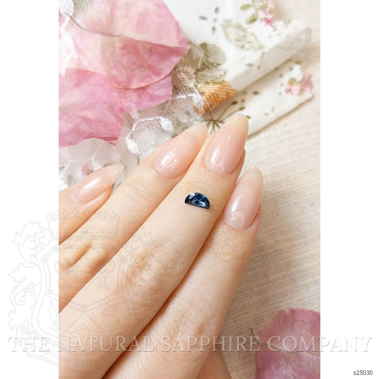 0.60 Ct. Blue Sapphire from Montana