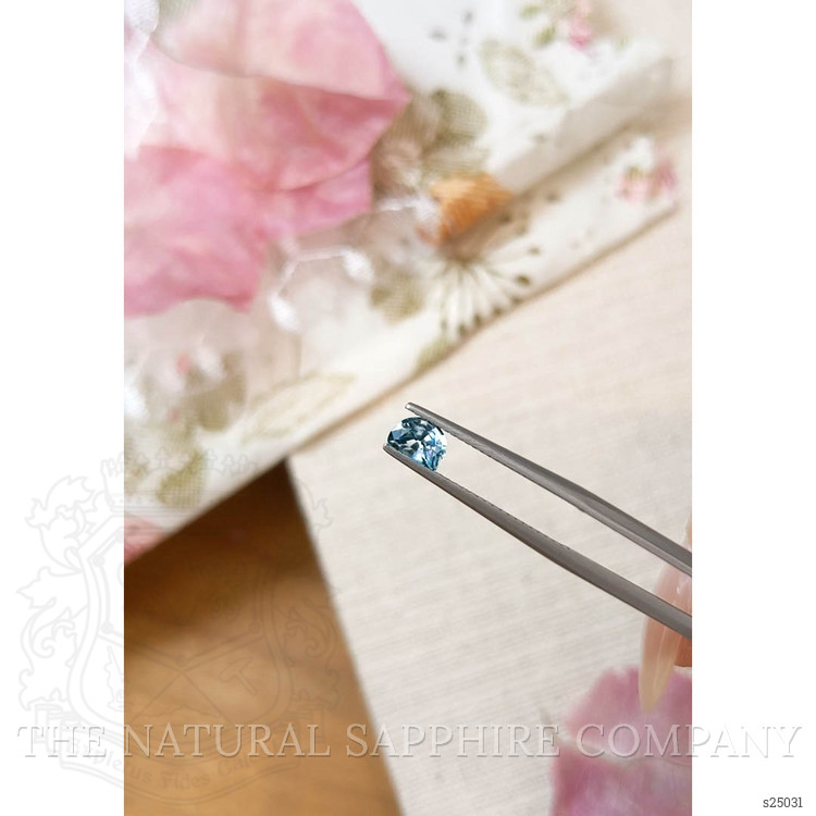 0.60 Ct. Blue Sapphire from Montana