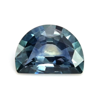 0.62 Ct. Greenish Blue Sapphire from Montana Video