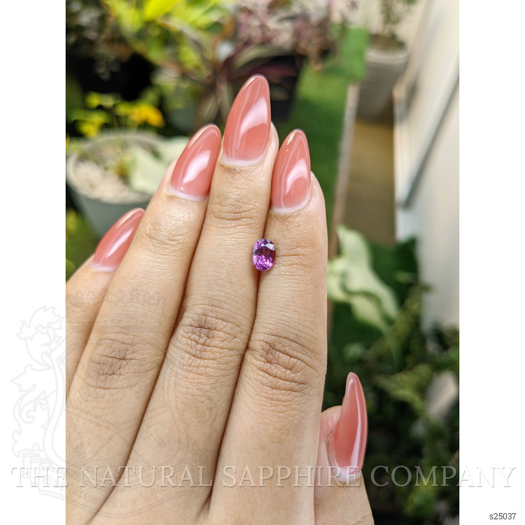 1.05 Ct. Pinkish Purple Sapphire from Ceylon (Sri Lanka)