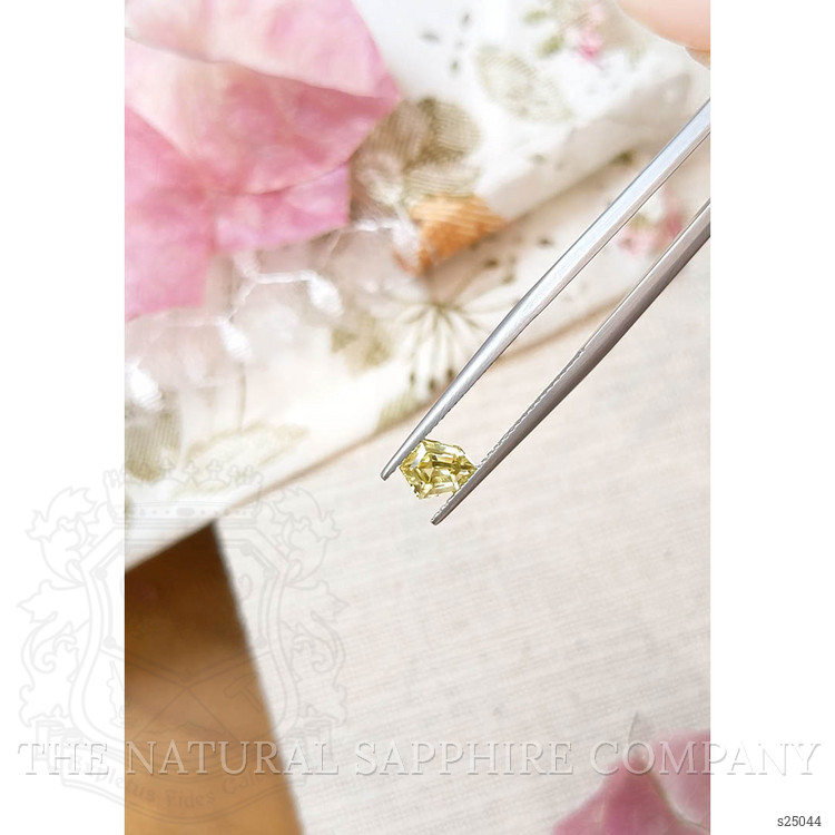 0.96 Ct. Yellow Sapphire from Montana