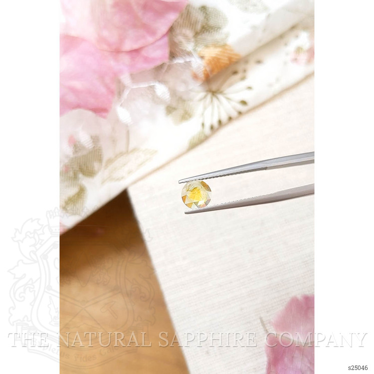 0.58 Ct. Yellow Sapphire from Montana