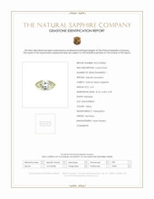 0.67 Ct. Yellow Sapphire from Montana Scan Report