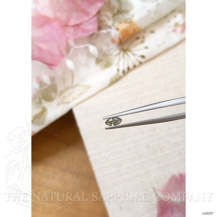 0.34 Ct. Greenish Yellow Sapphire from Montana